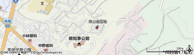 岩手県盛岡市東中野町周辺の地図