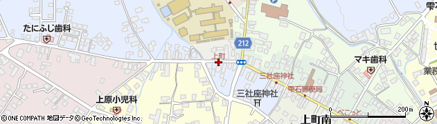 上町周辺の地図
