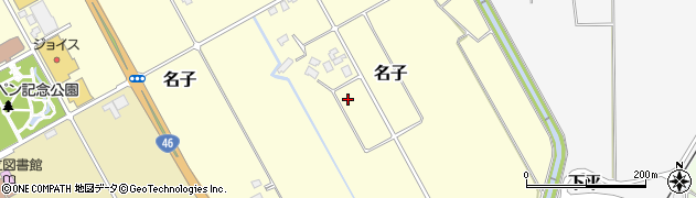 岩手県雫石町（岩手郡）名子周辺の地図