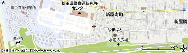 秋田県警察本部　運転免許センター免許の更新周辺の地図