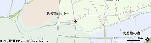 岩手県滝沢市大釜吉清水21周辺の地図
