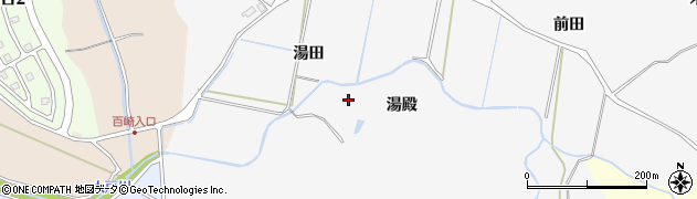 秋田県秋田市上北手大杉沢（湯殿）周辺の地図