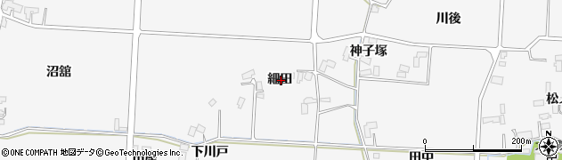 岩手県盛岡市上太田（細田）周辺の地図