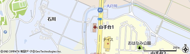 秋田東警察署周辺の地図