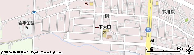 岩手県盛岡市下太田榊周辺の地図