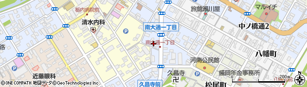 総合武道大道塾　盛岡支部・狐崎道場周辺の地図
