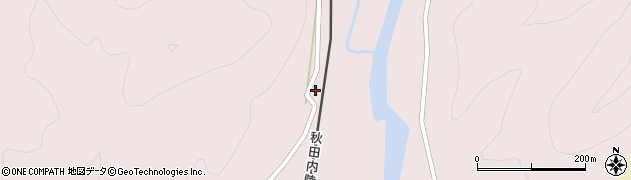 秋田県仙北市西木町小山田鎌足172周辺の地図