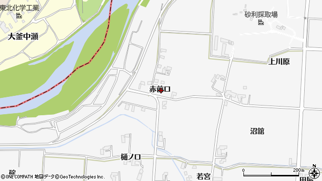〒020-0053 岩手県盛岡市上太田の地図