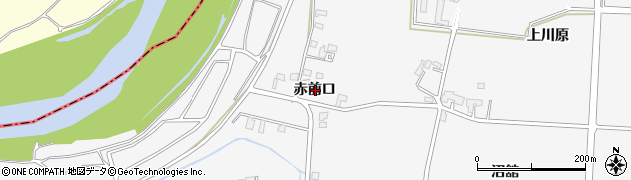 岩手県盛岡市上太田（赤前口）周辺の地図