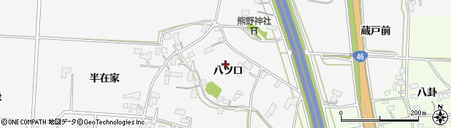 岩手県盛岡市上太田（八ツ口）周辺の地図