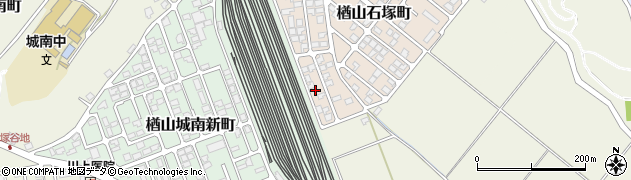 秋田県秋田市楢山石塚町6周辺の地図