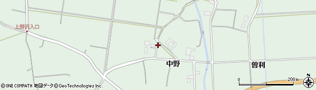 岩手県雫石町（岩手郡）上野（中野）周辺の地図