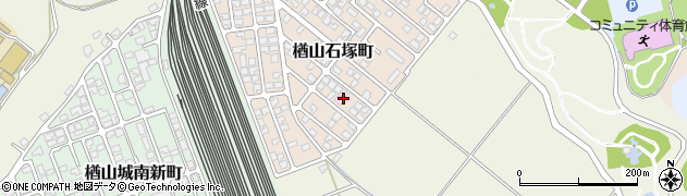 秋田県秋田市楢山石塚町11周辺の地図