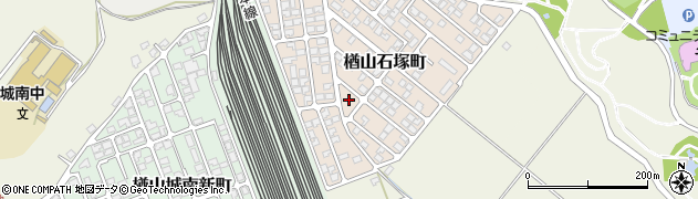 秋田県秋田市楢山石塚町9周辺の地図