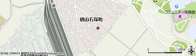 秋田県秋田市楢山石塚町14周辺の地図