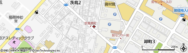トヨタレンタリース秋田卸町店周辺の地図