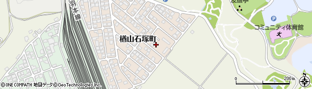 秋田県秋田市楢山石塚町15周辺の地図