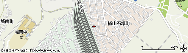 秋田県秋田市楢山石塚町5周辺の地図