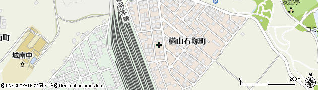 秋田県秋田市楢山石塚町4周辺の地図