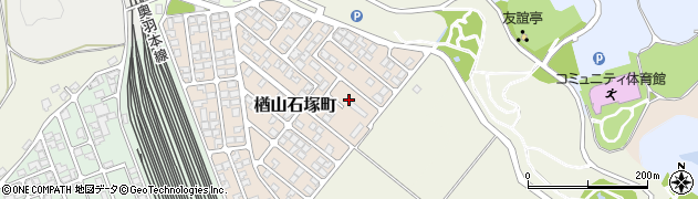 秋田県秋田市楢山石塚町21周辺の地図