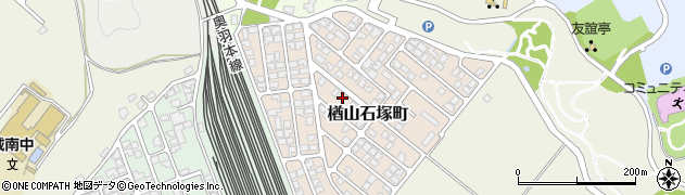 秋田県秋田市楢山石塚町13周辺の地図