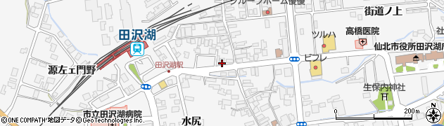 秋田県仙北市田沢湖生保内男坂99周辺の地図