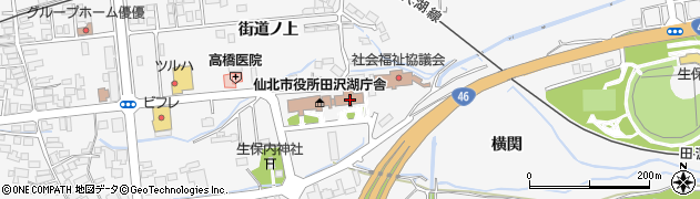 秋田銀行田沢湖支店 ＡＴＭ周辺の地図
