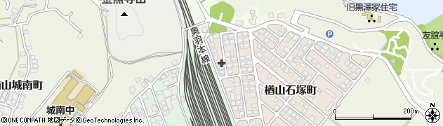 秋田県秋田市楢山石塚町1-20周辺の地図