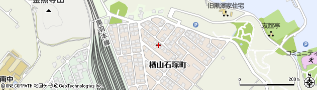 秋田県秋田市楢山石塚町16周辺の地図
