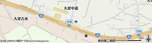 庄内タイヤ盛岡店周辺の地図