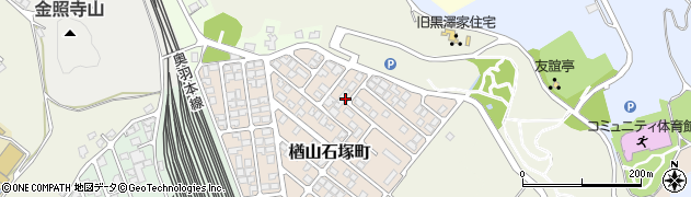 秋田県秋田市楢山石塚町20周辺の地図