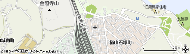 秋田県秋田市楢山石塚町2周辺の地図