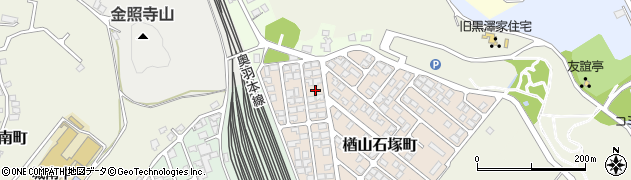 秋田県秋田市楢山石塚町3周辺の地図