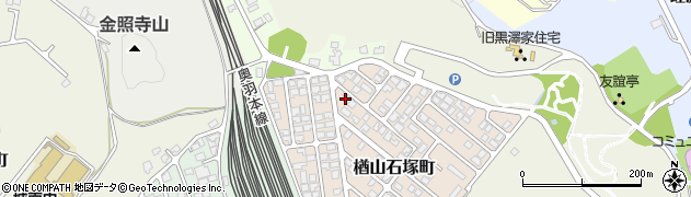 秋田県秋田市楢山石塚町16-3周辺の地図