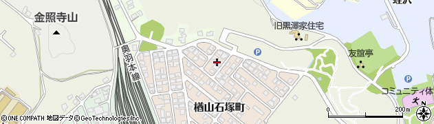 秋田県秋田市楢山石塚町19周辺の地図