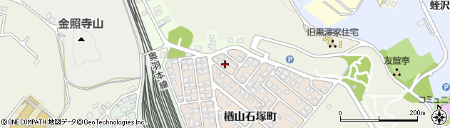 秋田県秋田市楢山石塚町17周辺の地図