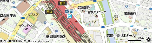 岩手県警察本部　鉄道警察隊周辺の地図
