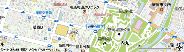 株式会社平野組盛岡支店周辺の地図