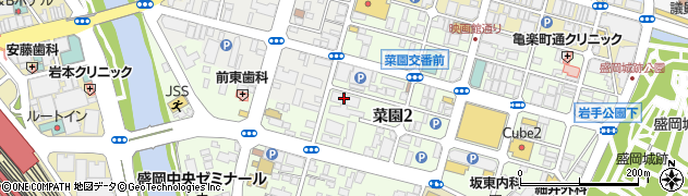 岩手県医師信用組合本店周辺の地図