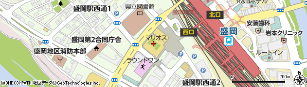 株式会社岡村製作所　北東北支店周辺の地図