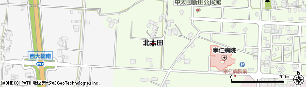 岩手県盛岡市中太田（北太田）周辺の地図