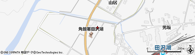 秋田県仙北市田沢湖生保内（上清水）周辺の地図