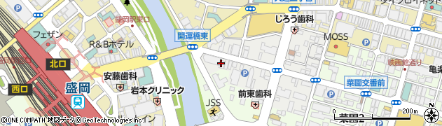 中央タクシー株式会社　本社周辺の地図