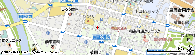 三寿司 菜園店周辺の地図