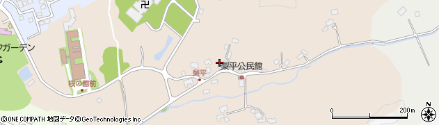 秋田県秋田市下北手梨平（梨平）周辺の地図