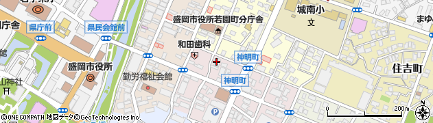 株式会社古川建装　盛岡営業所周辺の地図
