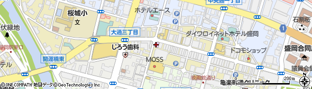 カラオケＵ‐ＳＴＹＬＥ盛岡店周辺の地図
