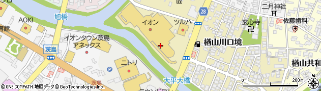イオン薬局秋田中央店周辺の地図