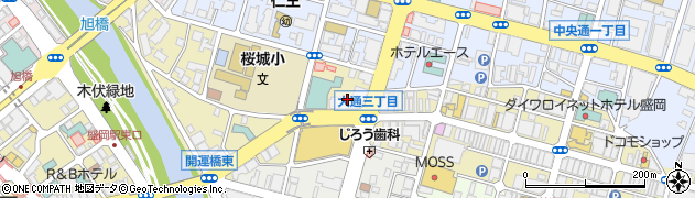 株式会社ティーネットジャパン　東北支店盛岡営業所周辺の地図