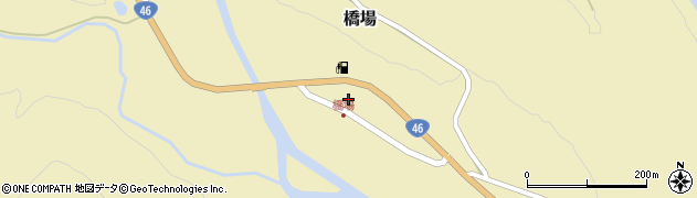 岩手県雫石町（岩手郡）橋場（上野山）周辺の地図